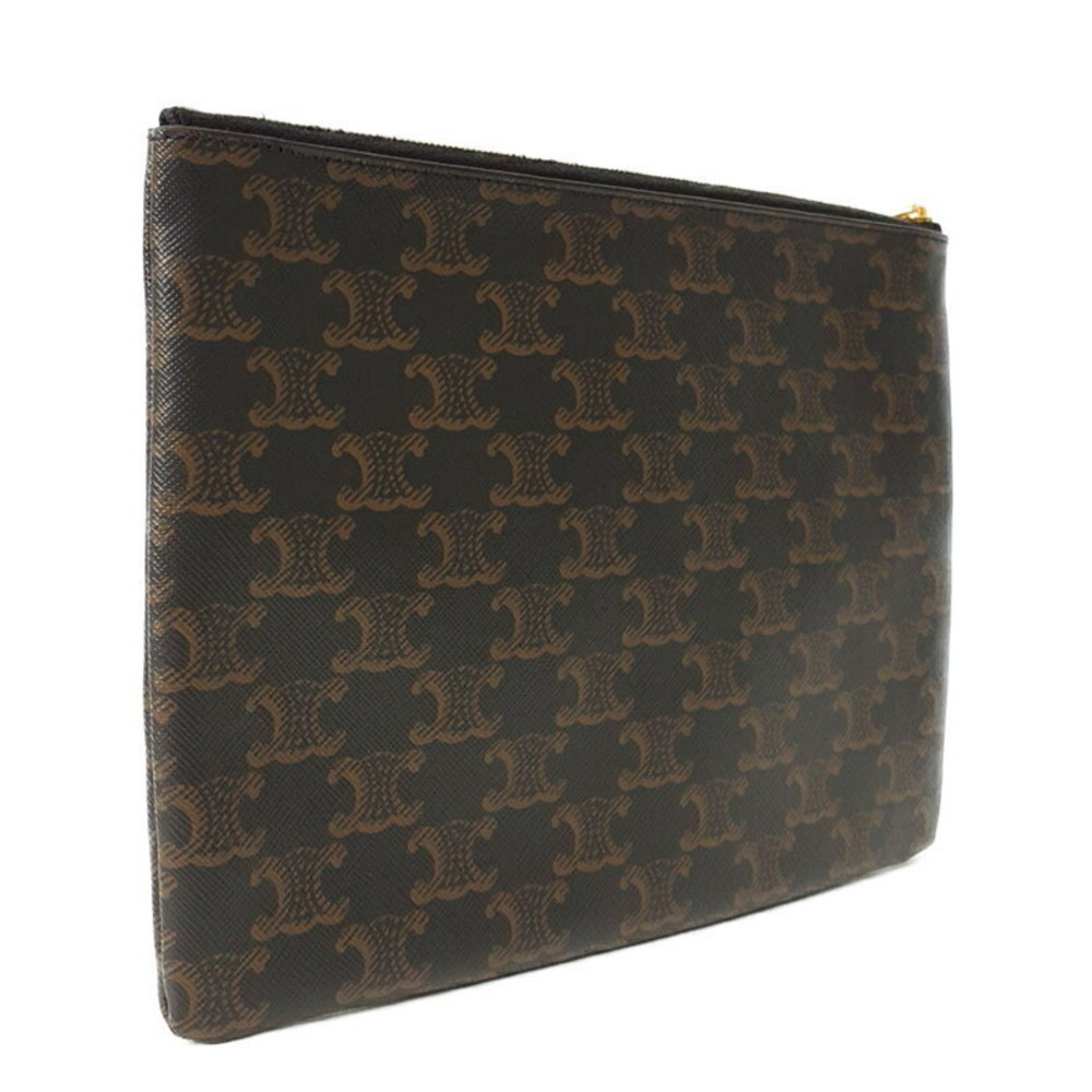 Celine Pouch Triomphe Clutch Canvas Bag
